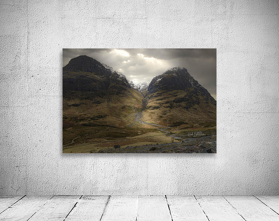 The Three Sisters In Glen Coe Argyll Highlands Scotland UK Wall Preview