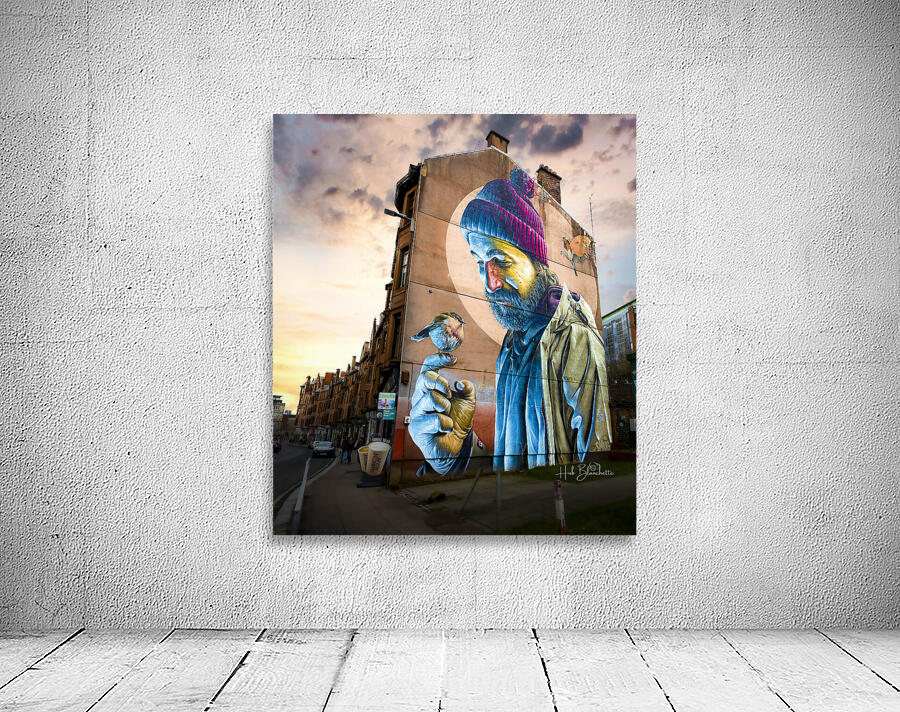 Modern Day Mungo Mural Glasgow Scotland UK Wall Preview