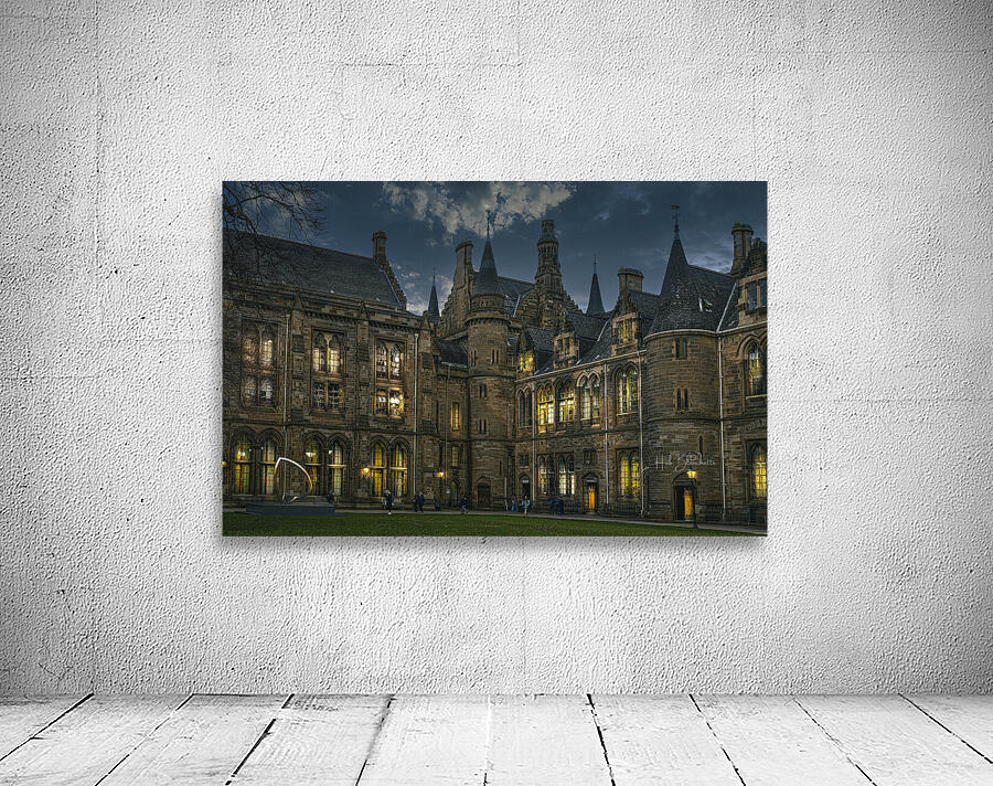 Gothic Revival architecture The University of Glasgow in Scotland UK Wall Preview