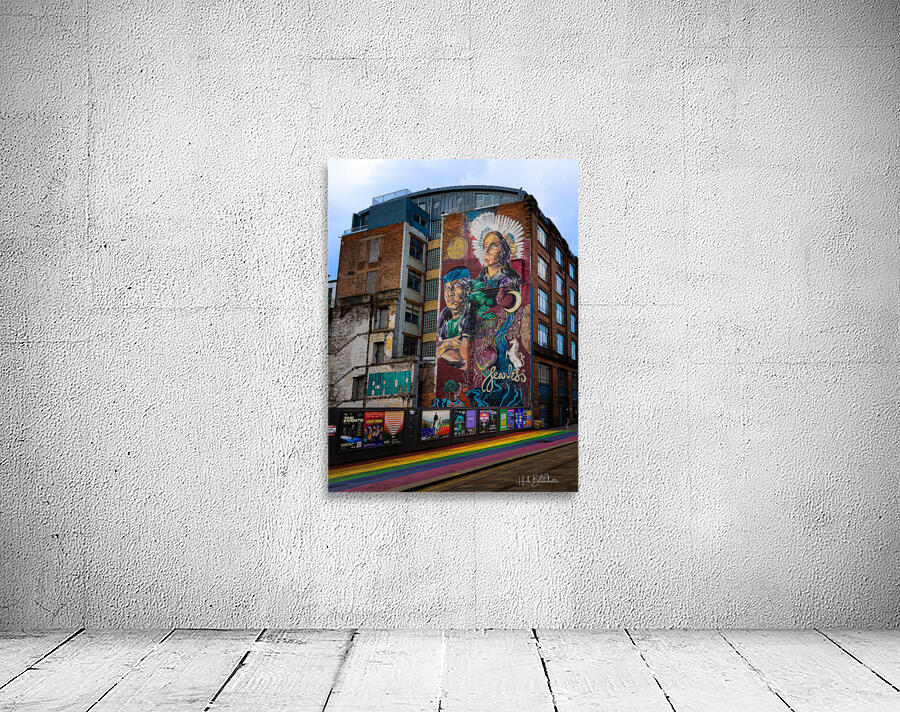 Bow Down Honour the Roots Mural Glasgow Scotland UK Wall Preview