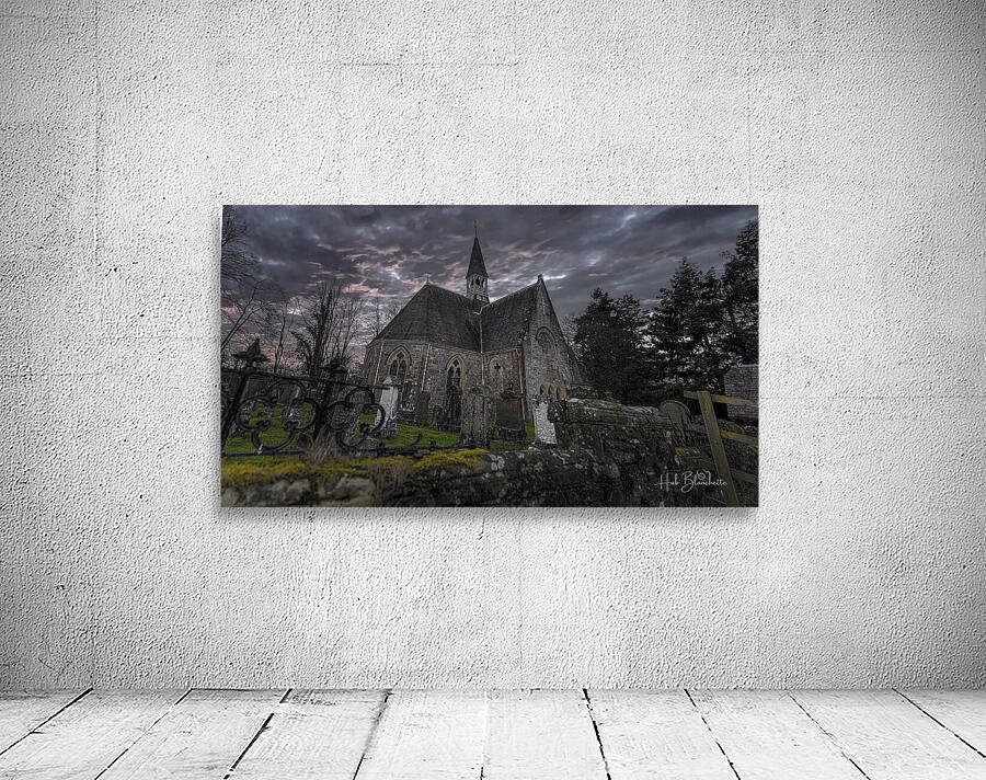 Kilmore Graveyard And Church Drumnadrochit in the Scottish Highlands Wall Preview