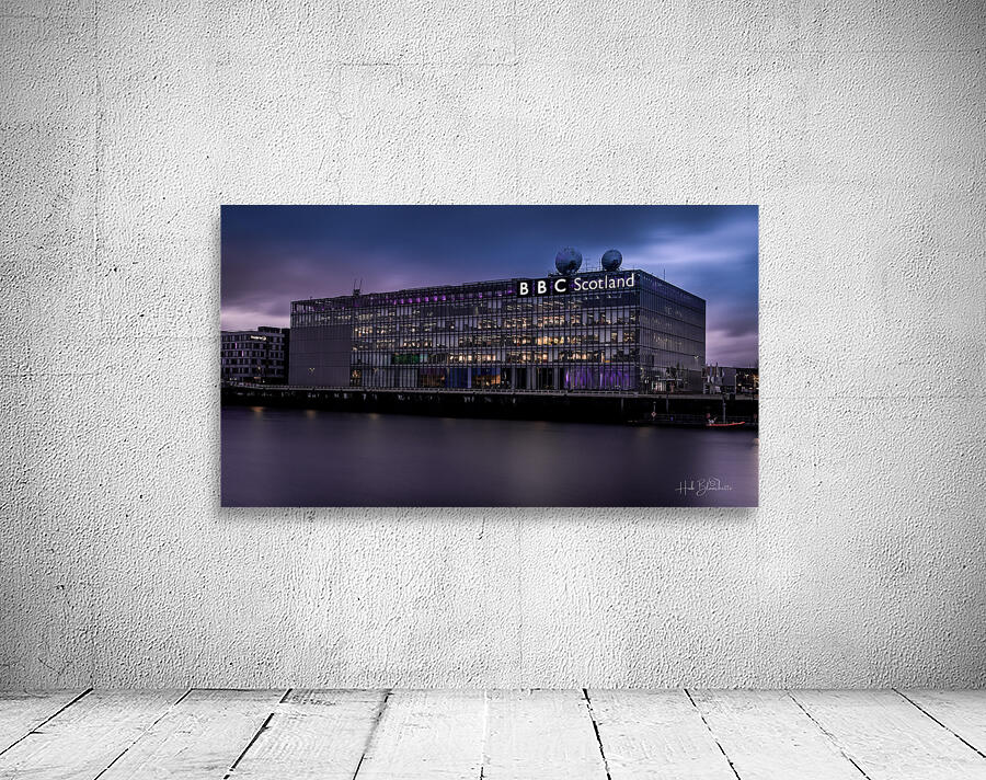 BBC SCOTLAND HEADQUARTERS AT PACIFIC QUAY IN GLASGOW Wall Preview