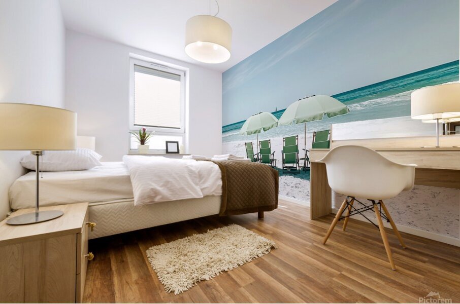 Welcome To The Beach Mural print