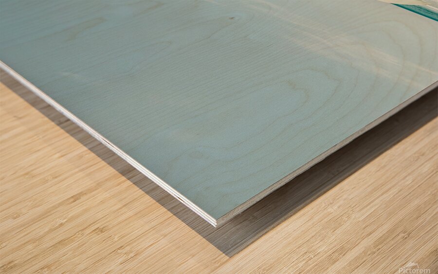 Welcome To The Beach Wood print