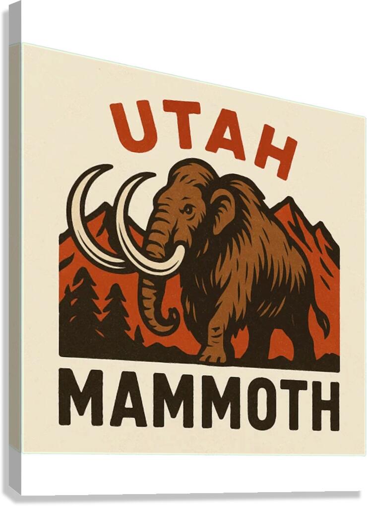 Utah Mammoth 11 Canvas Print