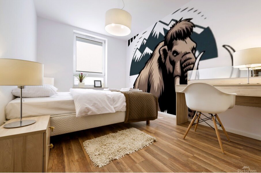 Utah Mammoth 32 Mural print