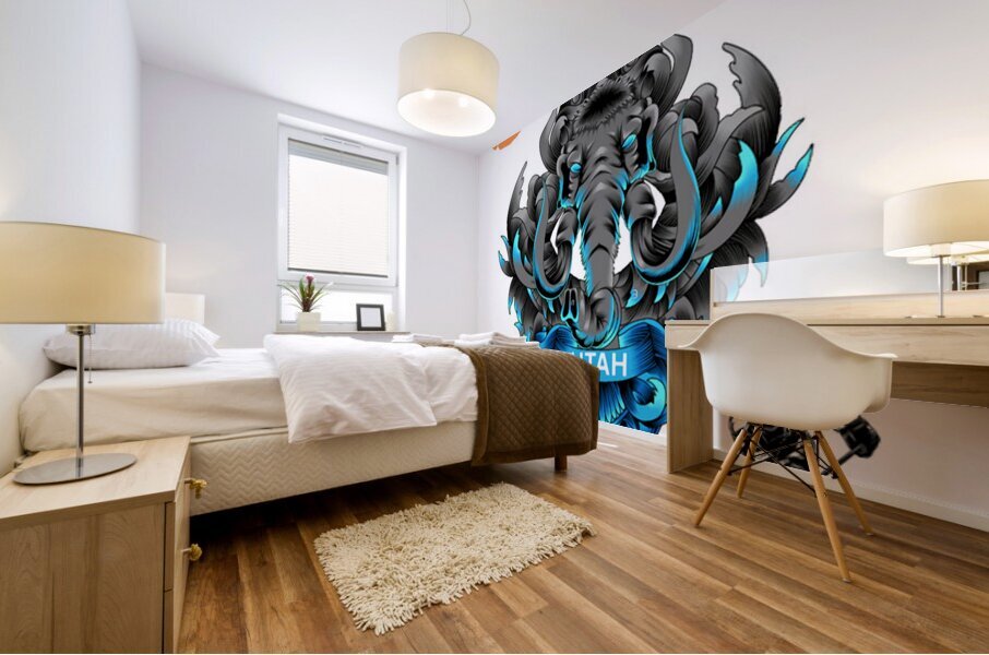 Utah Mammoth 36 Mural print