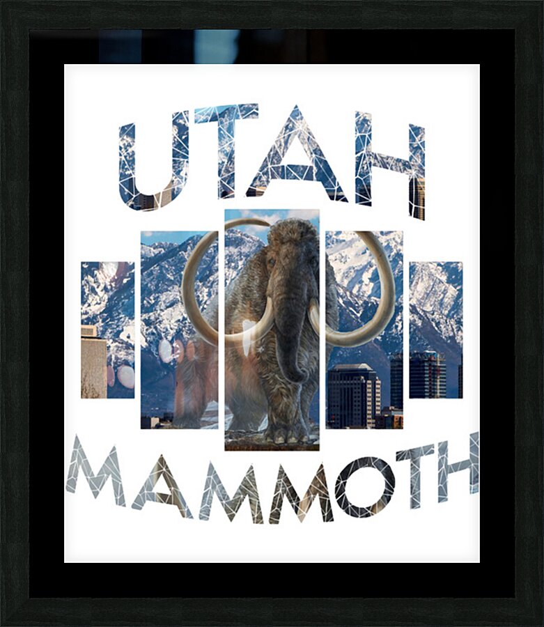 Utah Mammoth 1 Picture Frame print