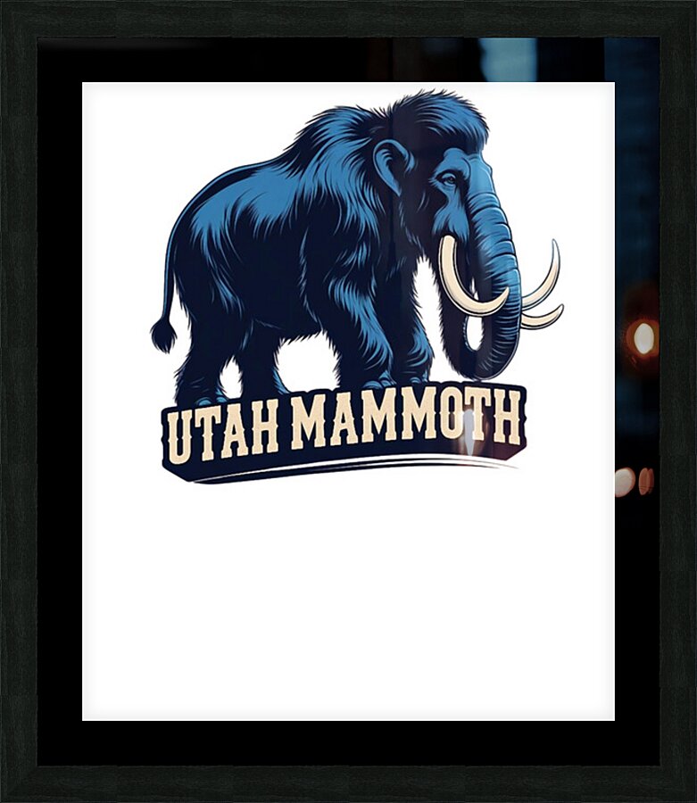 Utah Mammoth 2 Picture Frame print