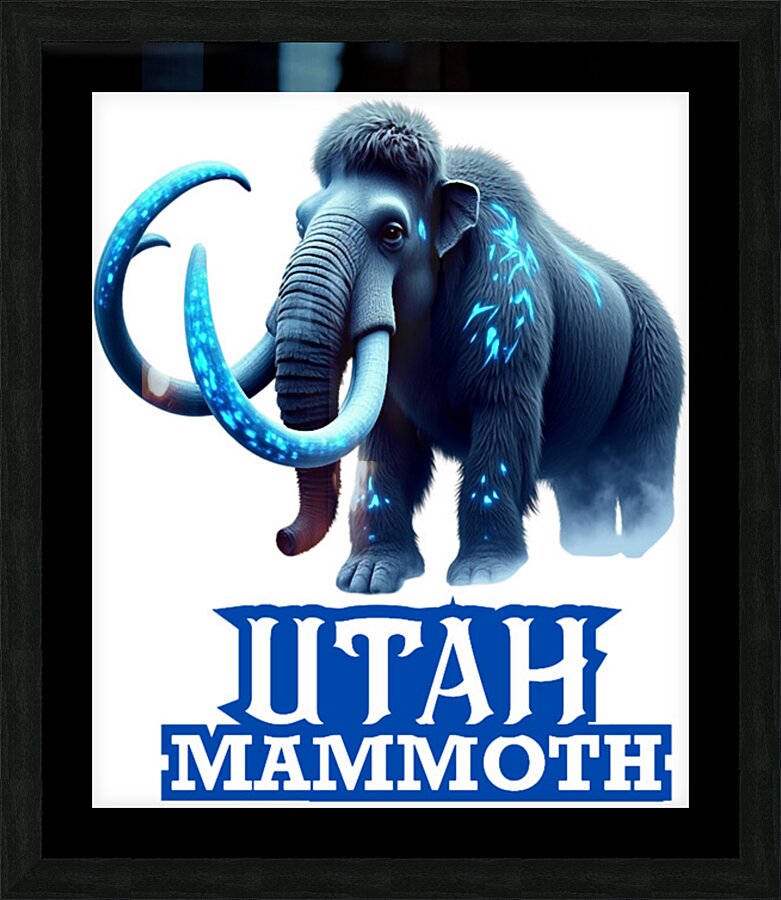 Utah Mammoth 3 Picture Frame print