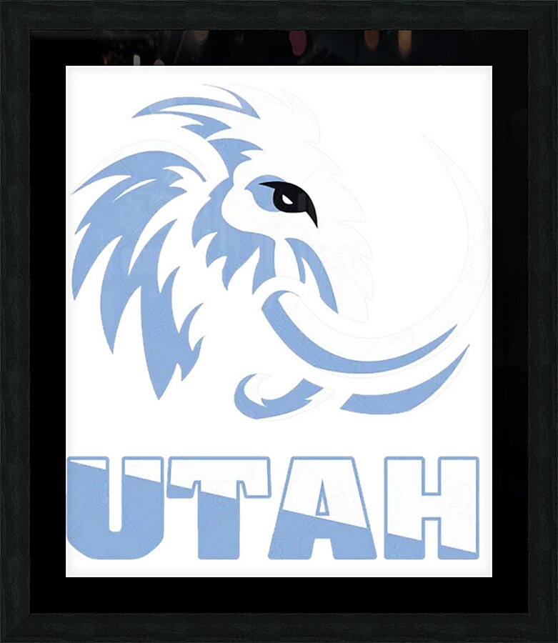 Utah Mammoth 4 Picture Frame print
