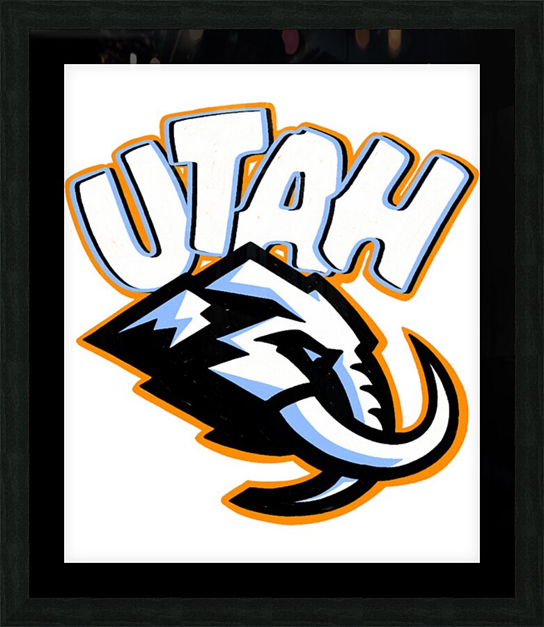 Utah Mammoth 5 Picture Frame print