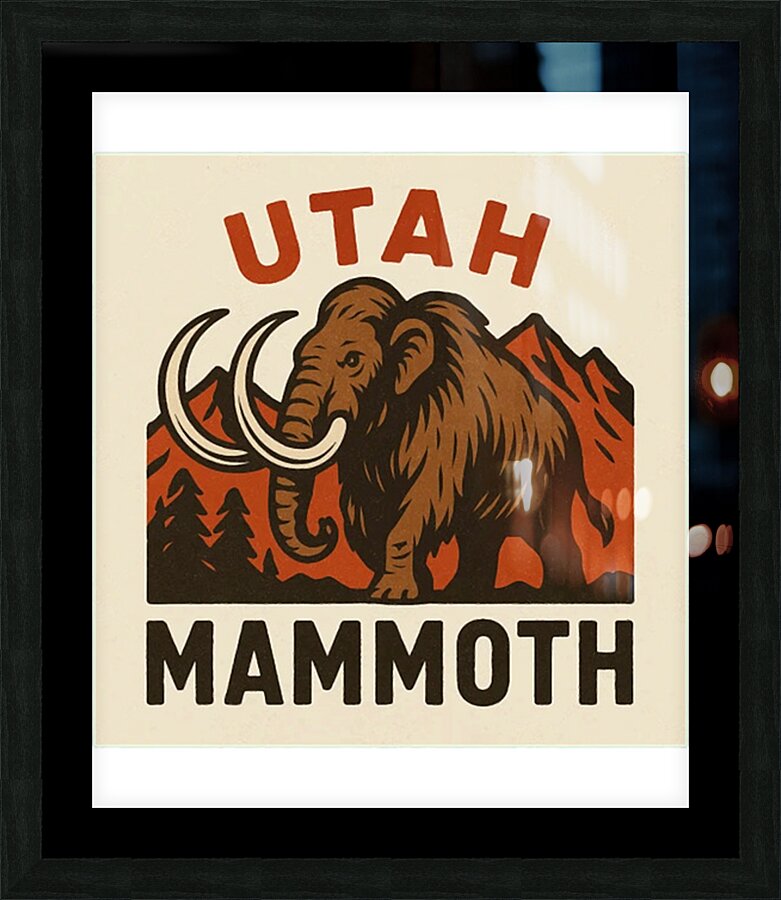 Utah Mammoth 11 Picture Frame print