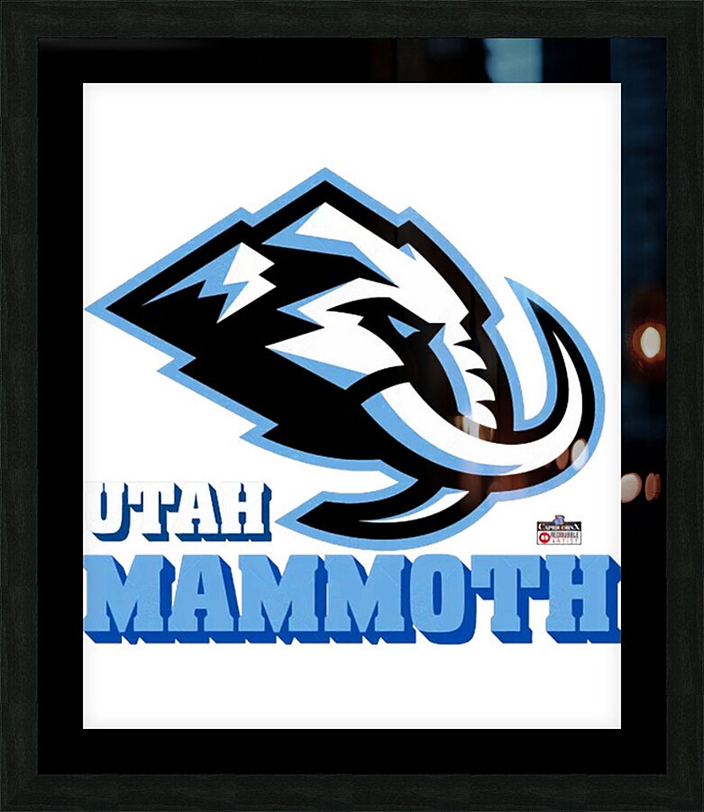 Utah Mammoth 22 Picture Frame print