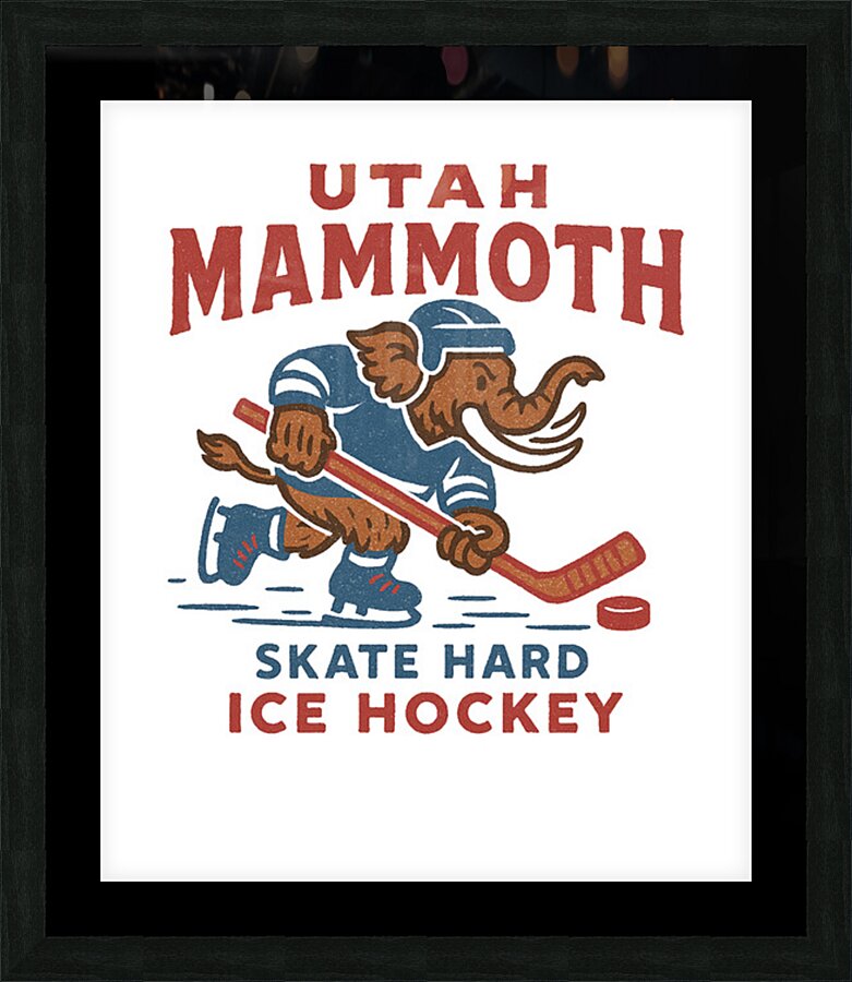 Utah Mammoth 25 Picture Frame print