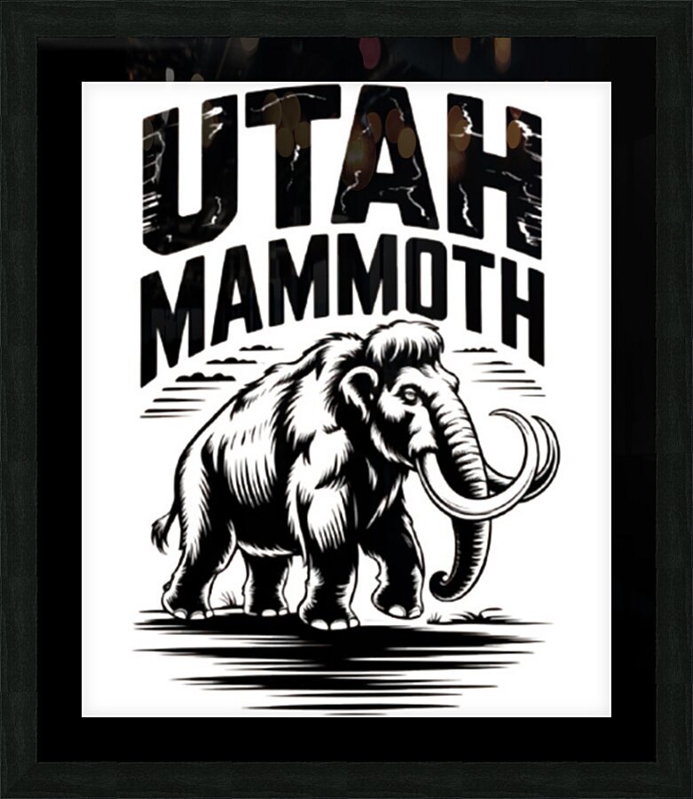 Utah Mammoth 28 Picture Frame print