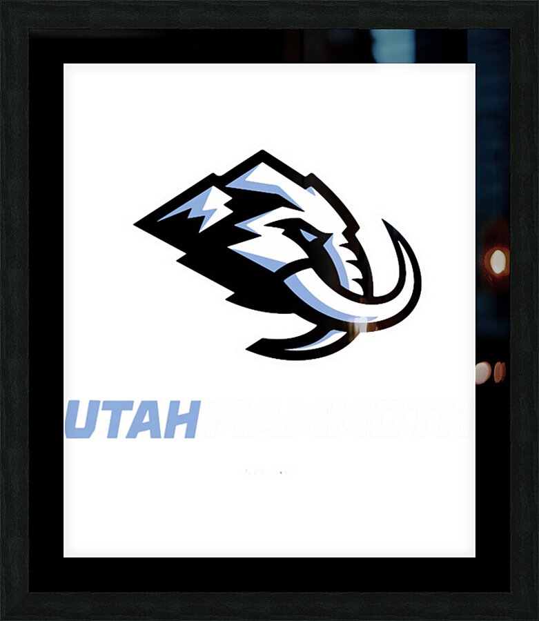Utah Mammoth 35 Picture Frame print
