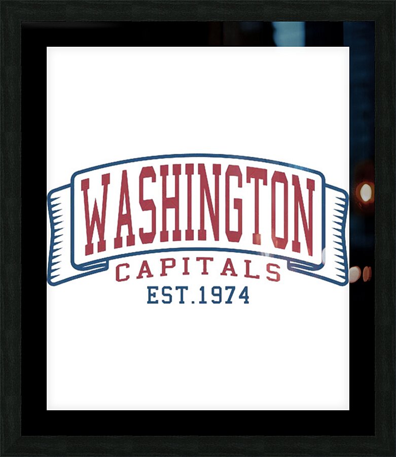 Washington Capitals 24 Picture Frame print