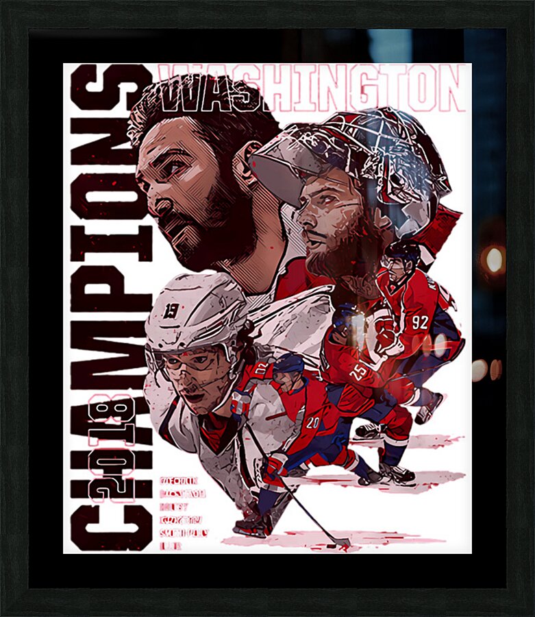 Washington Capitals 34 Picture Frame print