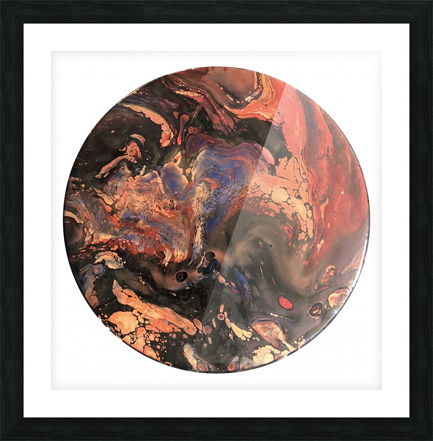 Lava Picture Frame print