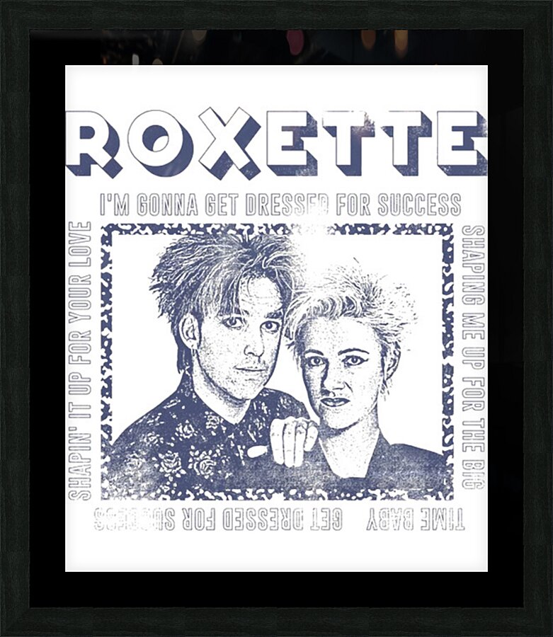 Roxette 1 Picture Frame print
