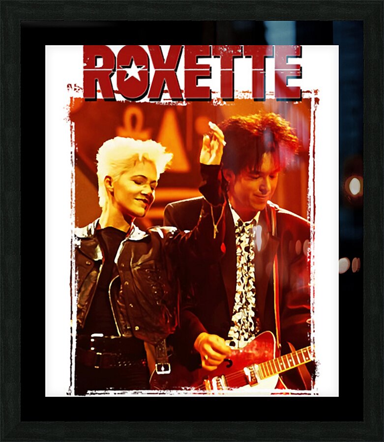 Roxette 3 Picture Frame print