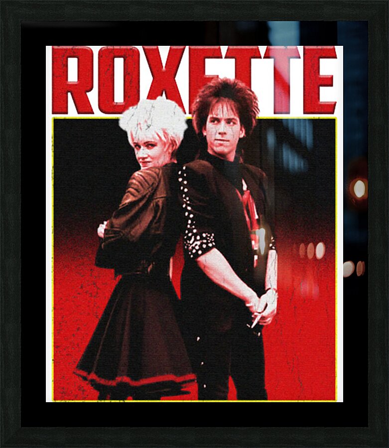 Roxette 15 Picture Frame print