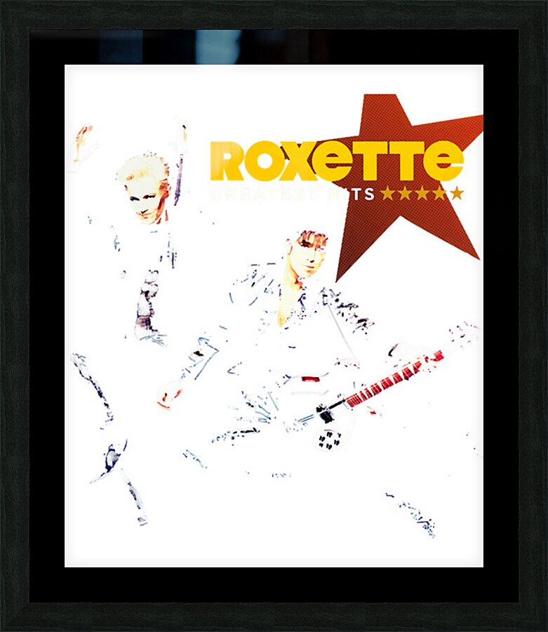 Roxette 16 Picture Frame print