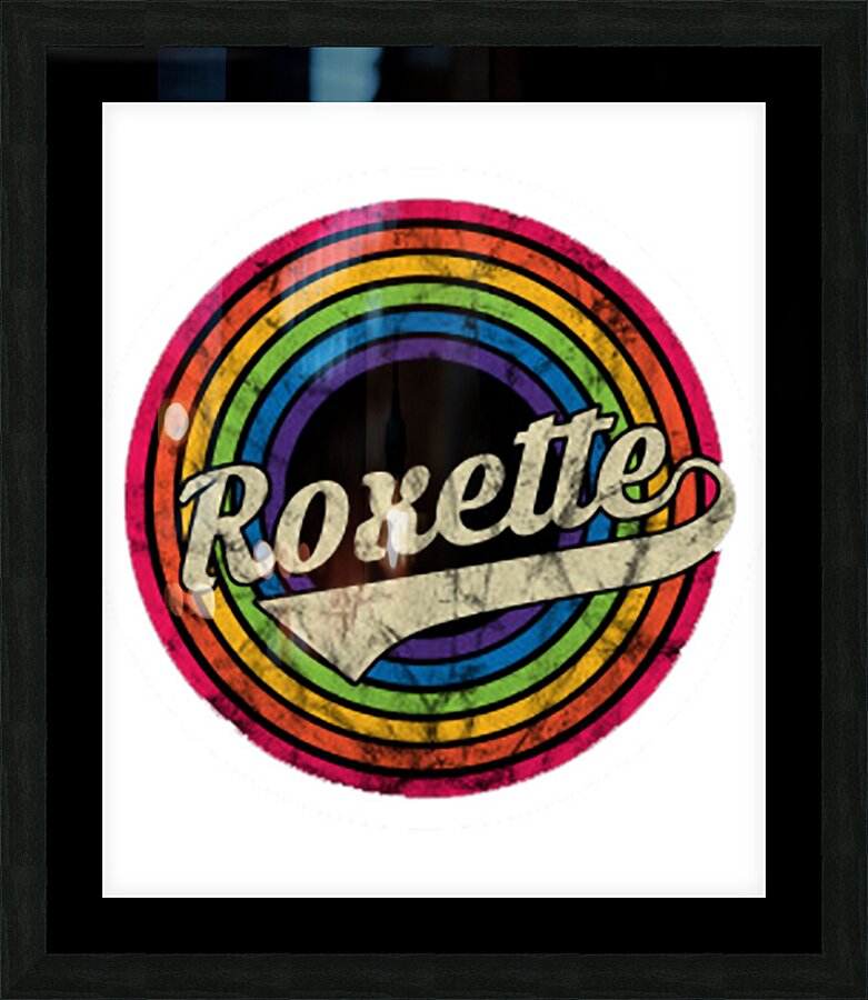Roxette 17 Picture Frame print