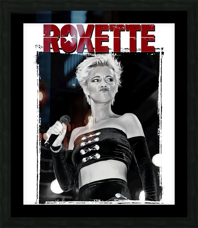 Roxette 20 Picture Frame print