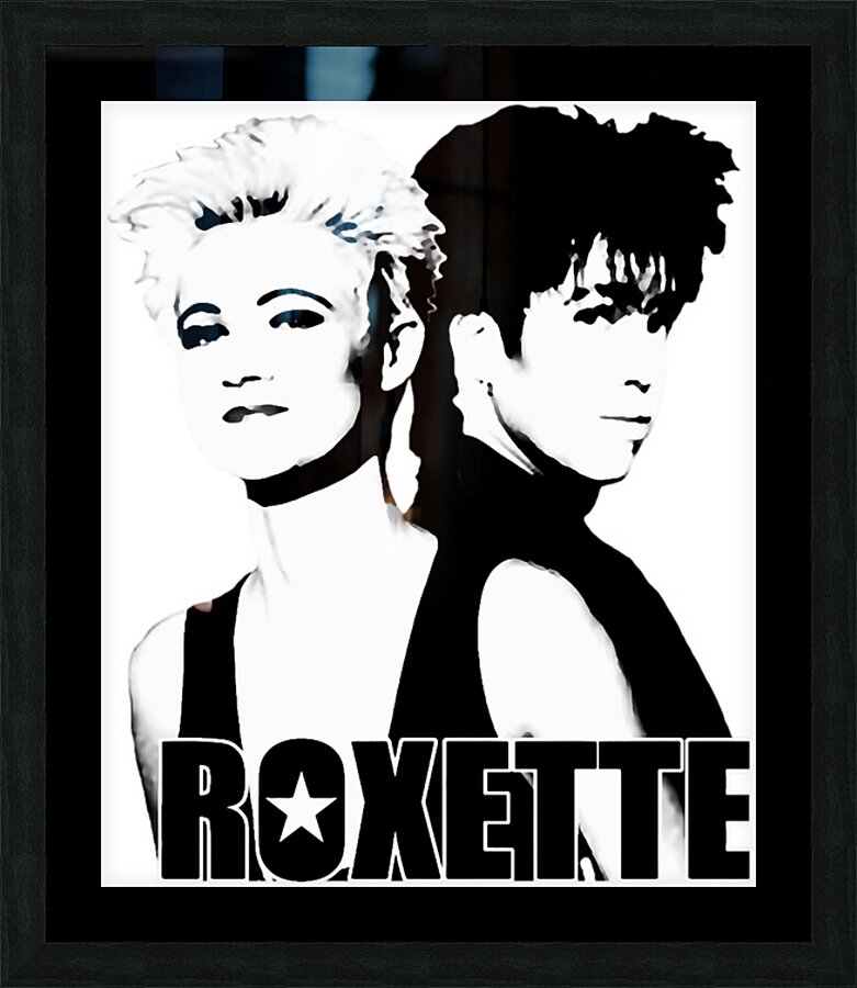 Roxette 27 Picture Frame print
