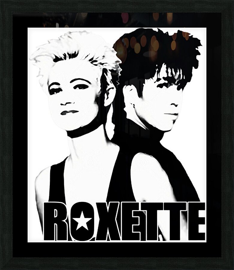 Roxette 47 Picture Frame print