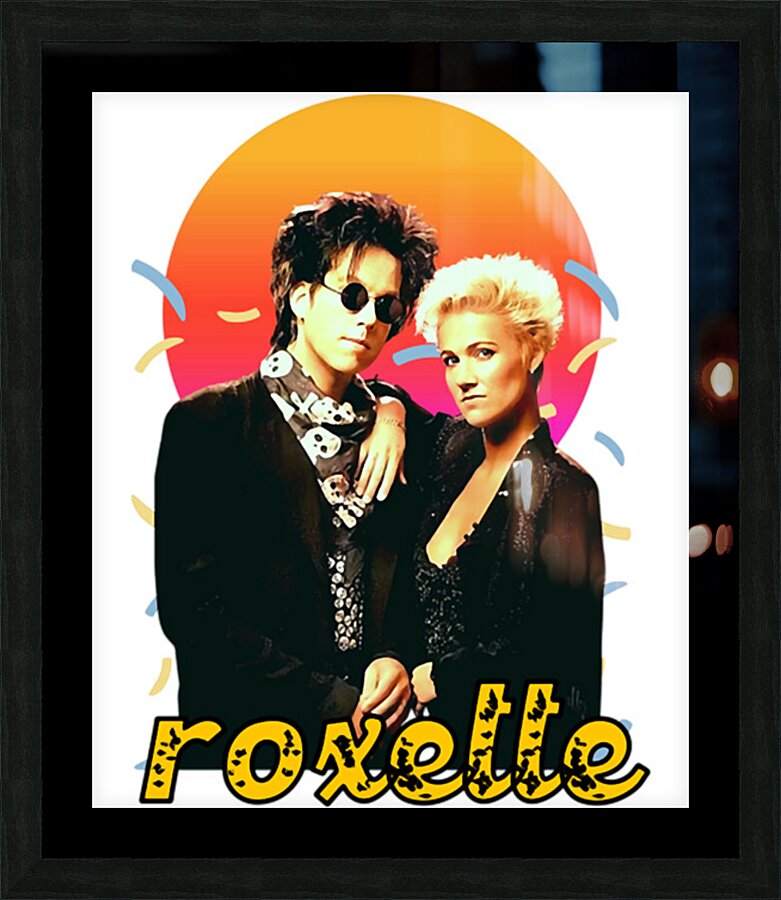 Roxette 13 Picture Frame print