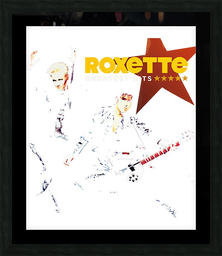 Roxette 15 Picture Frame print