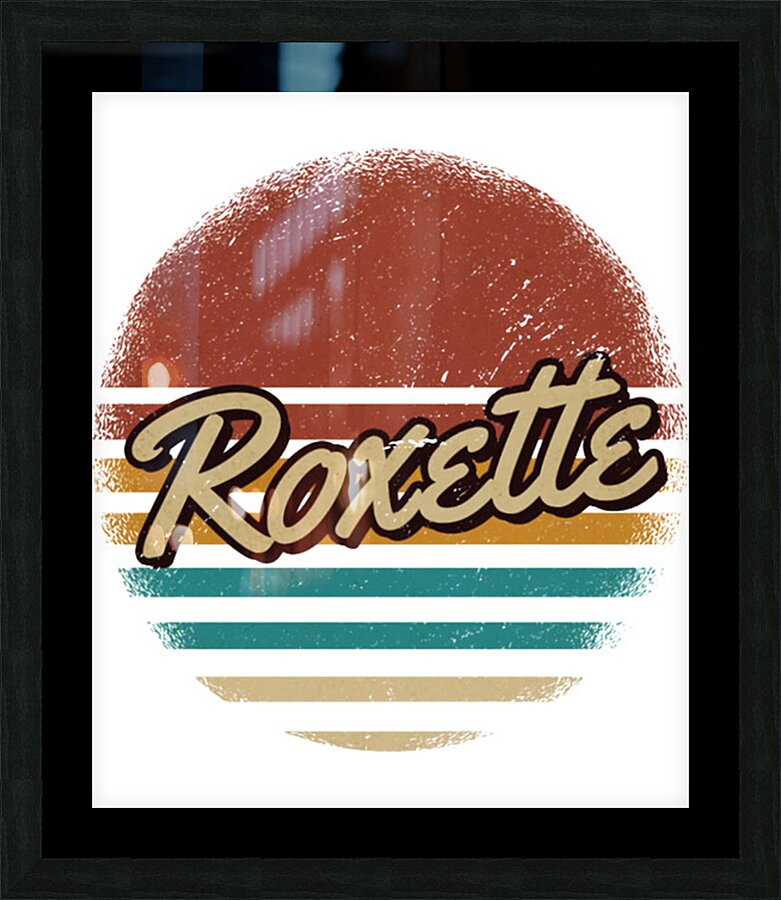 Roxette 17 Picture Frame print