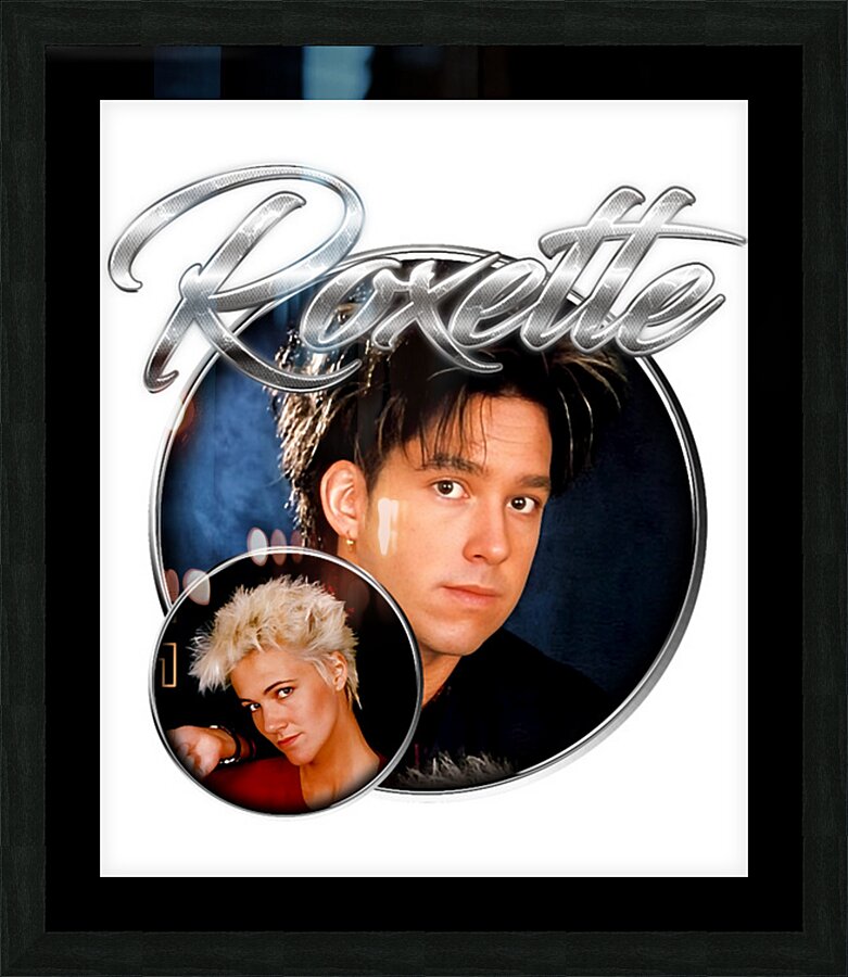 Roxette 18 Picture Frame print