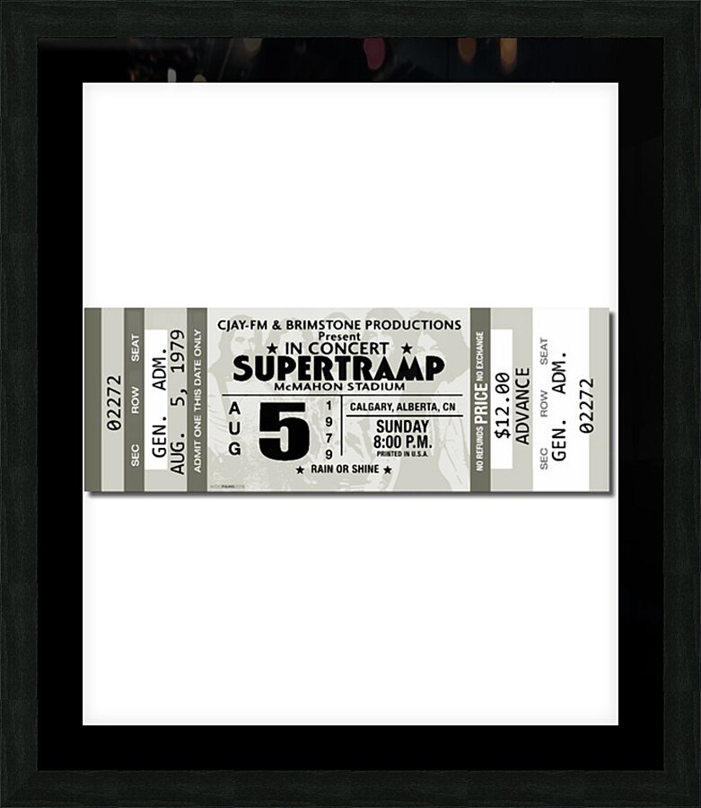 Supertramp 2 Picture Frame print