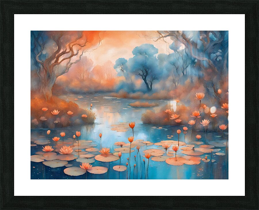 On the Pond 1 Picture Frame print