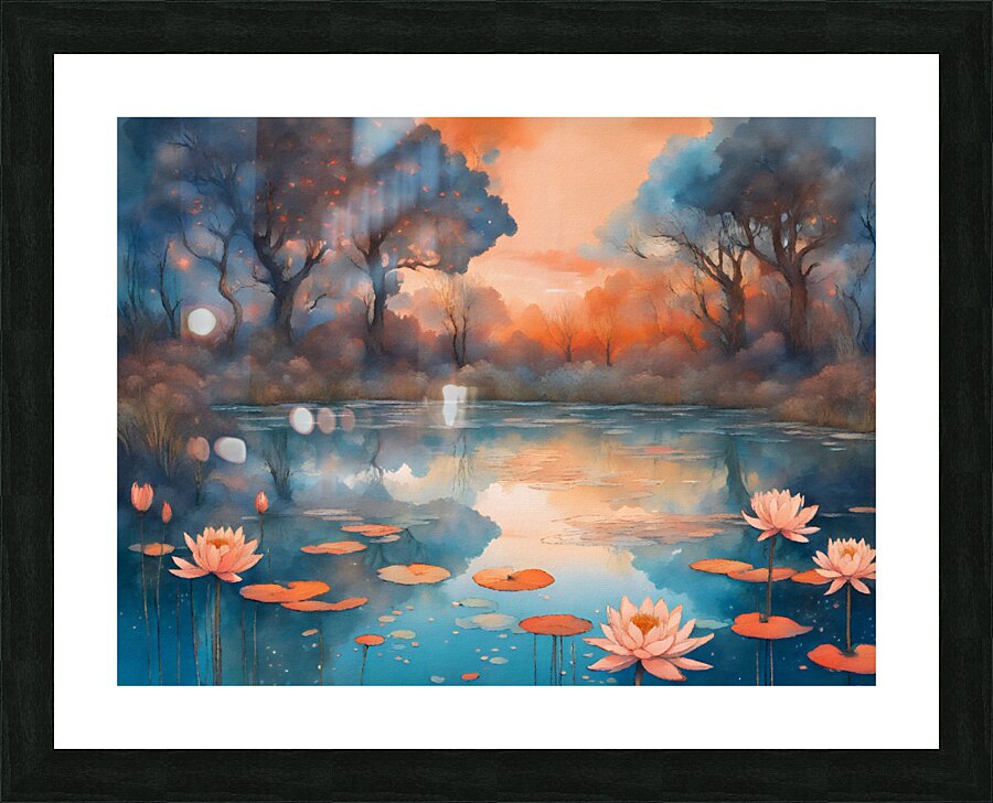 On the Pond 3 Picture Frame print
