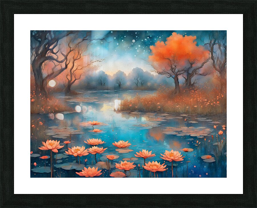 On the Pond 5 Picture Frame print