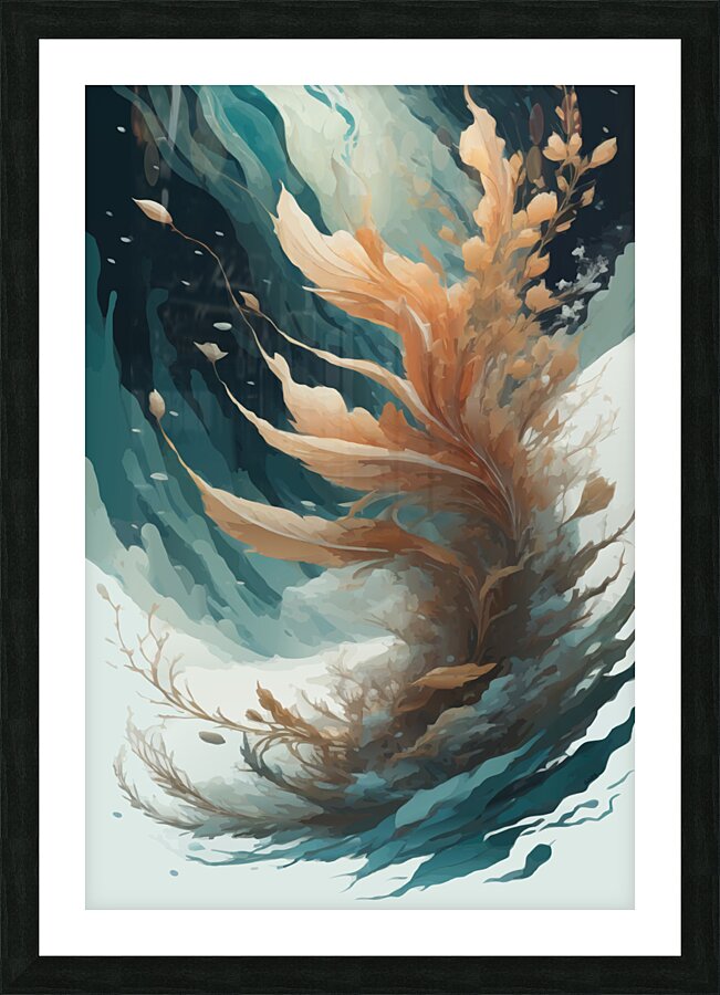 Fantasy Water World Picture Frame print