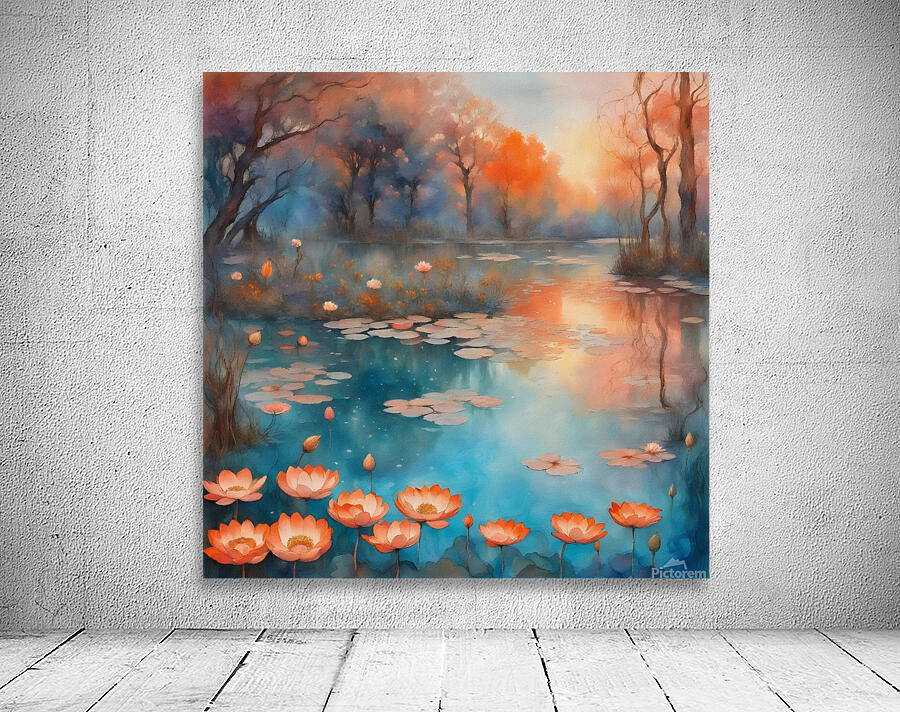 On the Pond 6 Wall Preview