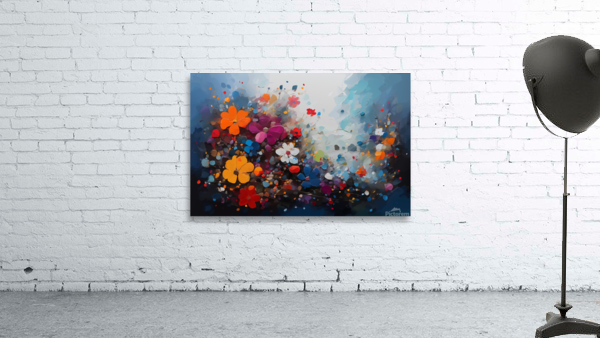 Fantasy Floral Abstract  Wall Preview