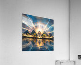 a mesmerizing 3d rendering of a serene egyptian  Acrylic Print