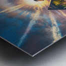 a mesmerizing 3d rendering of a serene egyptian  Metal print