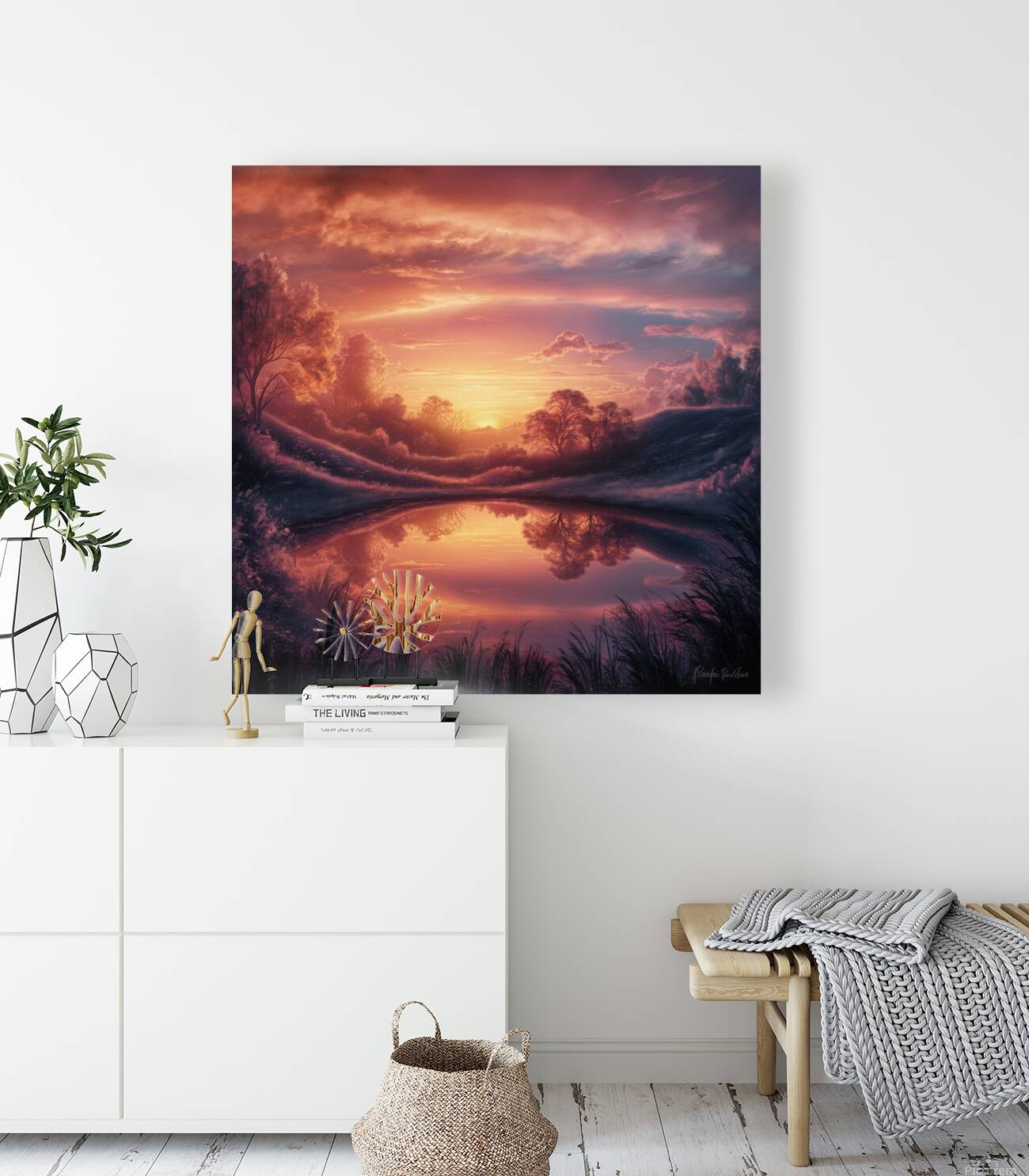  sunset - Sunset from nature Reproduction