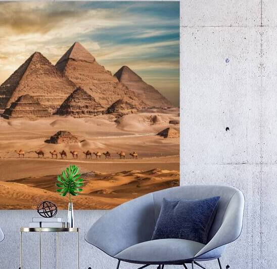   the iconic pyramids of Egypptivating  by waledxman