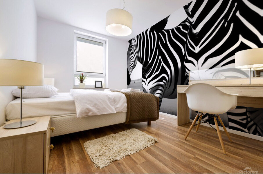 zebra  Mural print
