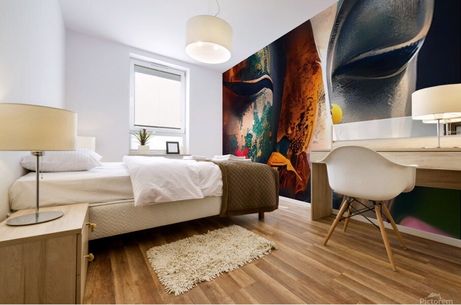 Budha meditation Mural print