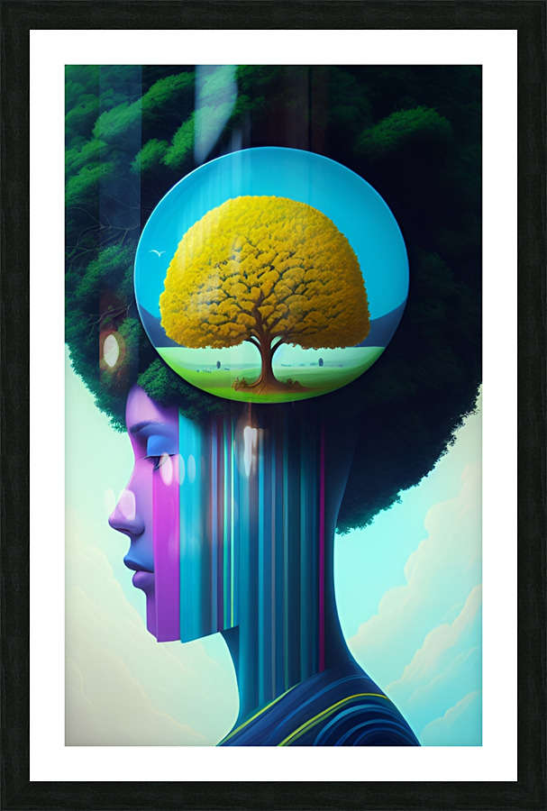 IMAGINATIVE MIND Picture Frame print